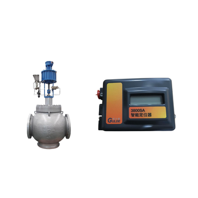 Sturingventiel met Fisher 3800 als positioner en ASCO serie 210 magnetoventiel