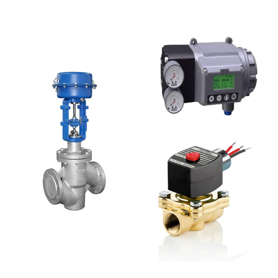 Laagtemperatuurcontrole klep met Masoneilan SVI3 Digitale Klep Positioner En EMERSON ASCO210 2-Way Solenoid Klep