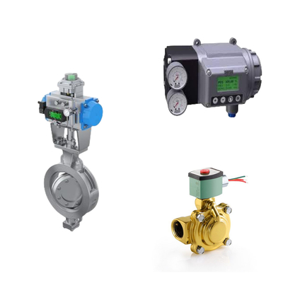Laagtemperatuurcontrole klep met Masoneilan SVI3 Digitale Klep Positioner En EMERSON ASCO210 2-Way Solenoid Klep