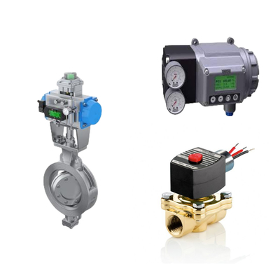 Laagtemperatuurcontrole klep met Masoneilan SVI3 Digitale Klep Positioner En EMERSON ASCO210 2-Way Solenoid Klep