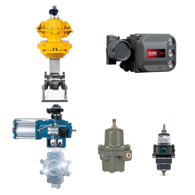 Famous China's besturingsklep met Fisher dvc6200 slimme positioner en Fisher 67CFR filter regulator