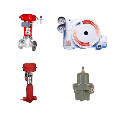 China's en Masoneilan Control Valve met Flowserve 3200MD Digitale HART Positioner En Fisher 67CFR Filter Regulator
