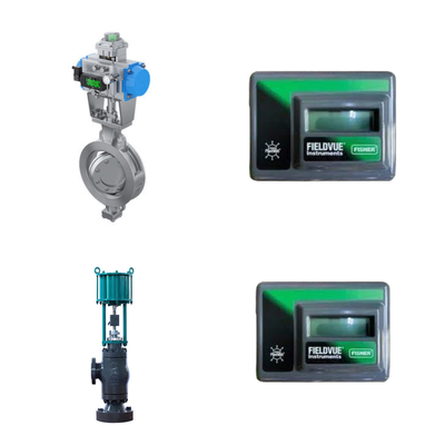 Het gebruikersvriendelijke regelklep zonder link-feedback systeem met Fisher FIELDVUE DVC2000 digitale klep positioner