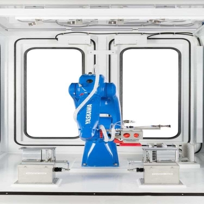 6 Axis Pick And Place Robotic Arm Yaskawa GP8 met CNGBS Robot Gripper voor Material Handling Robot