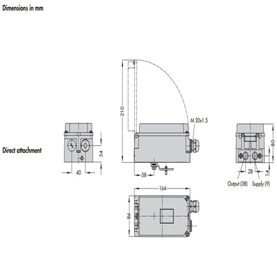 Precise Samson Smart Valve Positioner 3730-3 3730-1 voor Chinese pneumatische besturingsklep in voorraad