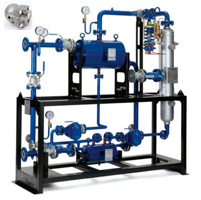 Stabiel en betrouwbaar Blauw Spirax Sarco Valves Floating Ball Steam Drain Valve met Valve Positioner voor industriële pijp