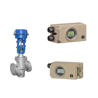 Pneumatische besturingsoperator en Samson Smart Valve Positioner 3730-3 voor pneumatische besturingsventiel
