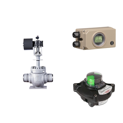 Pneumatische besturingsklep met harde communicatie Samson Electropneumatic 3730-3 En samson 4763 positioner