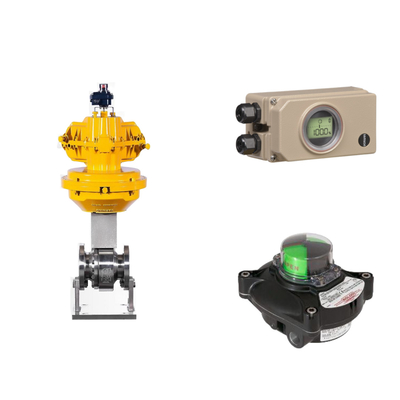 Accurate Pneumatic Control Actuator And Samson Smart Valve Positioner 3730 voor pneumatische besturingsklep
