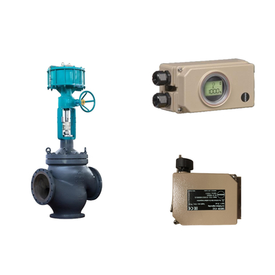 Pneumatische besturingsklep met harde communicatie Samson Electropneumatic 3730-3 En samson 4763 positioner