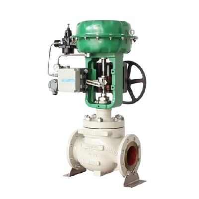 Chinese merkcontrole klep met pneumatische actuator en SMC digitale klep positioner IP8000/8100 en fisher 67CFR regula