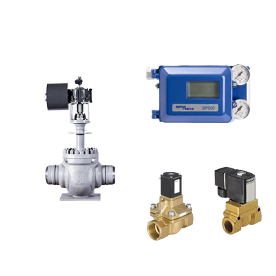 Pneumatische Spirax Sarco Smart Valve Positioner SP500 en Burkert Solenoïde Valve