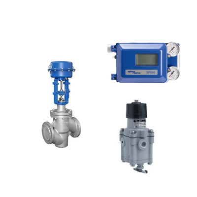 Spirax Sarco Pneumatic Smart Valve Positioner SP500 en Masoneilan 78-40 Filter Regulator