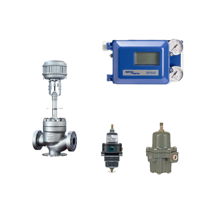 De beroemde pneumatische klep van China met Spirax Sarco Smart Valve Positioner SP500 en Fisher 67CFR Filter Regulator