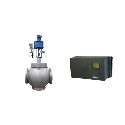 Pneumatische besturingsklep positioner Siemens SIPART PS2 en Fisher 67CFR filter regulator
