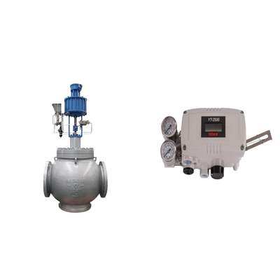 Pneumatische besturingsklep met originele rotork YT-2500 Smart Valve Positioner en Burkert Type 5404 solenoïde klep