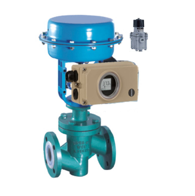 Masoneilan 78-40 regulator en Samson slimme klep positioner 3730-3 voor Chinese pneumatische besturingsklep
