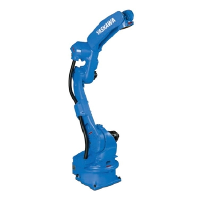 6-assige robotarm Yaskawa GP25-12 met CNGBS-robotgeleidingsrail voor robot-automatisering