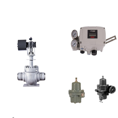 Pneumatische besturingsklep met originele rotork YT-2500 Smart Valve Positioner en Fisher 67CFR Filter Regulator