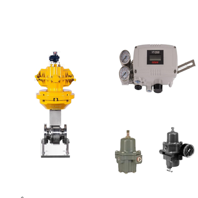 Pneumatische besturingsklep met originele rotork YT-2500 Smart Valve Positioner en Fisher 67CFR Filter Regulator