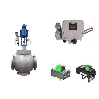 Pneumatische besturingsklep met originele Rotork YT-2500 Smart Valve Positioner en Rotork Limit Switch