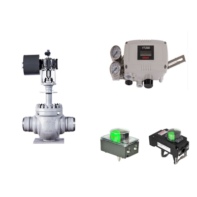Pneumatische besturingsklep met originele Rotork YT-2500 Smart Valve Positioner en Rotork Limit Switch