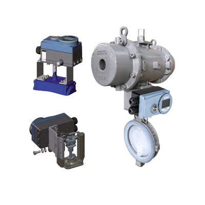 Burkert Digitale elektro-pneumatische positioner Type 8792 valven positioner met Chinese merk controle klep en actuator