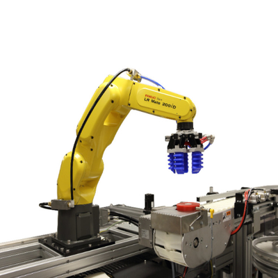 FANUC LR Mate 200iD 6-assige industriële robotarm met CNGBS-greep voor motormontage