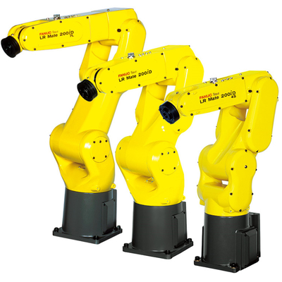 FANUC LR Mate 200iD 6-assige industriële robotarm met CNGBS-greep voor motormontage