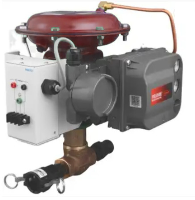 Stabiel en duurzaam Fish-Er Valve DVC6200 Positioner met ASCO Solenoïde Valve Voor Pneumatische Control Valve In voorraad