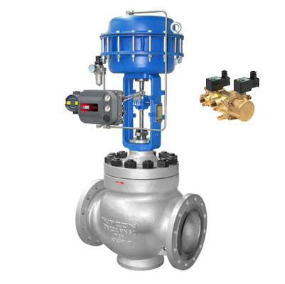Stabiel en duurzaam Fish-Er Valve DVC6200 Positioner met ASCO Solenoïde Valve Voor Pneumatische Control Valve In voorraad