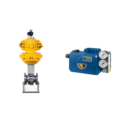 Chinese pneumatische besturingsklep met intelligente originele Foxboro SRD991 klep positioner