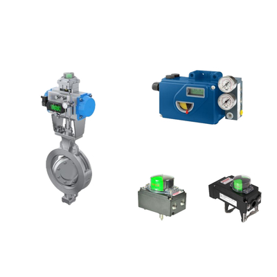 Chinese pneumatische besturingsklep met Intelligent Original Foxboro SRD991 Valve Positioner en Rotork Limit Switch