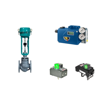 Chinese pneumatische besturingsklep met Intelligent Original Foxboro SRD991 Valve Positioner en Rotork Limit Switch