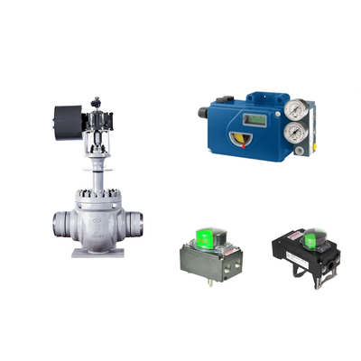 Chinese pneumatische besturingsklep met Intelligent Original Foxboro SRD991 Valve Positioner en Rotork Limit Switch
