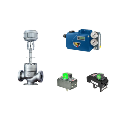 Chinese pneumatische besturingsklep met Intelligent Original Foxboro SRD991 Valve Positioner en Rotork Limit Switch