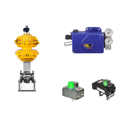 Chinese pneumatische besturingsklep met Intelligent Original Foxboro SRI990 Valve Positioner En Rotork Limit Switch