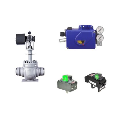 Chinese pneumatische besturingsklep met Intelligent Original Foxboro SRI990 Valve Positioner En Rotork Limit Switch
