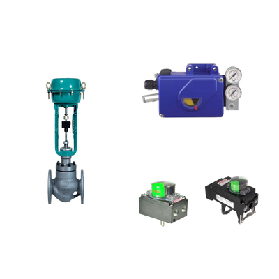 Chinese pneumatische besturingsklep met Intelligent Original Foxboro SRI990 Valve Positioner En Rotork Limit Switch