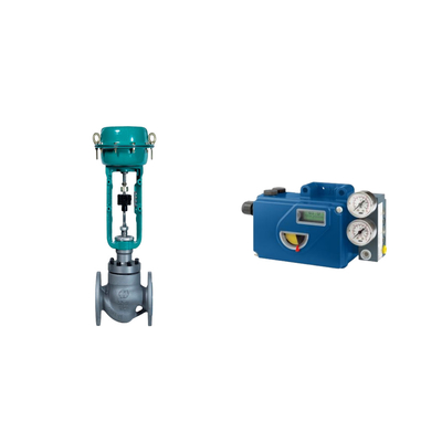 Chinese pneumatische besturingsklep met Intelligent Original Foxboro SRD991 Valve Positioner en Burkert Solenoid Valve