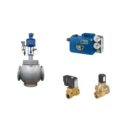 Chinese pneumatische besturingsklep met Intelligent Original Foxboro SRD991 Valve Positioner en Burkert Solenoid Valve