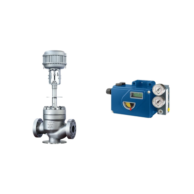 Chinese pneumatische besturingsklep met Intelligent Original Foxboro SRD991 Valve Positioner en Burkert Solenoid Valve