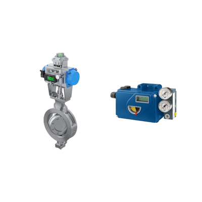 Chinese pneumatische besturingsklep met Intelligent Original Foxboro SRD991 Valve Positioner en Burkert Solenoid Valve