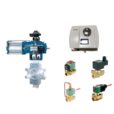 Pneumatische besturingsklep met Neles ND7000 Intelligent Valve Positioner met Asco Solenoïde Valve As Valve Supplier Sto