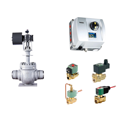 Chinese Pneumatische besturingsklep met Neles ND9000 Intelligent Valve Positioner met Asco Solenoïde Valve Stock Supplier