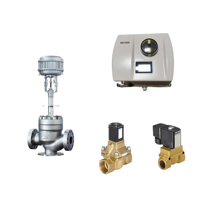Chinese pneumatische besturingsklep met intelligente originele Neles ND7000 Valve Positioner en Burkert Solenoid Valve