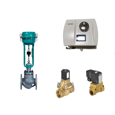 Chinese pneumatische besturingsklep met intelligente originele Neles ND7000 Valve Positioner en Burkert Solenoid Valve