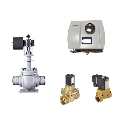 Chinese pneumatische besturingsklep met intelligente originele Neles ND7000 Valve Positioner en Burkert Solenoid Valve