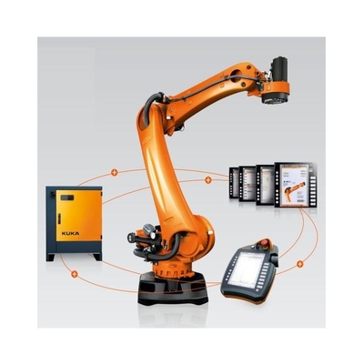 KUKA KR 180 R3200 PA 5-assige robotarm met 180 kg nuttige lading voor verpakkingsmachine als palletiserende robot