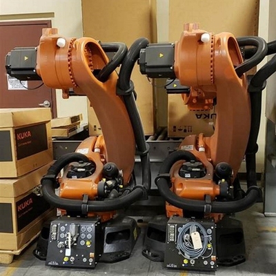 KUKA KR 180 R3200 PA 5-assige robotarm met 180 kg nuttige lading voor verpakkingsmachine als palletiserende robot